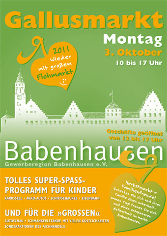 Babenhausen Plakat Herstmarkt